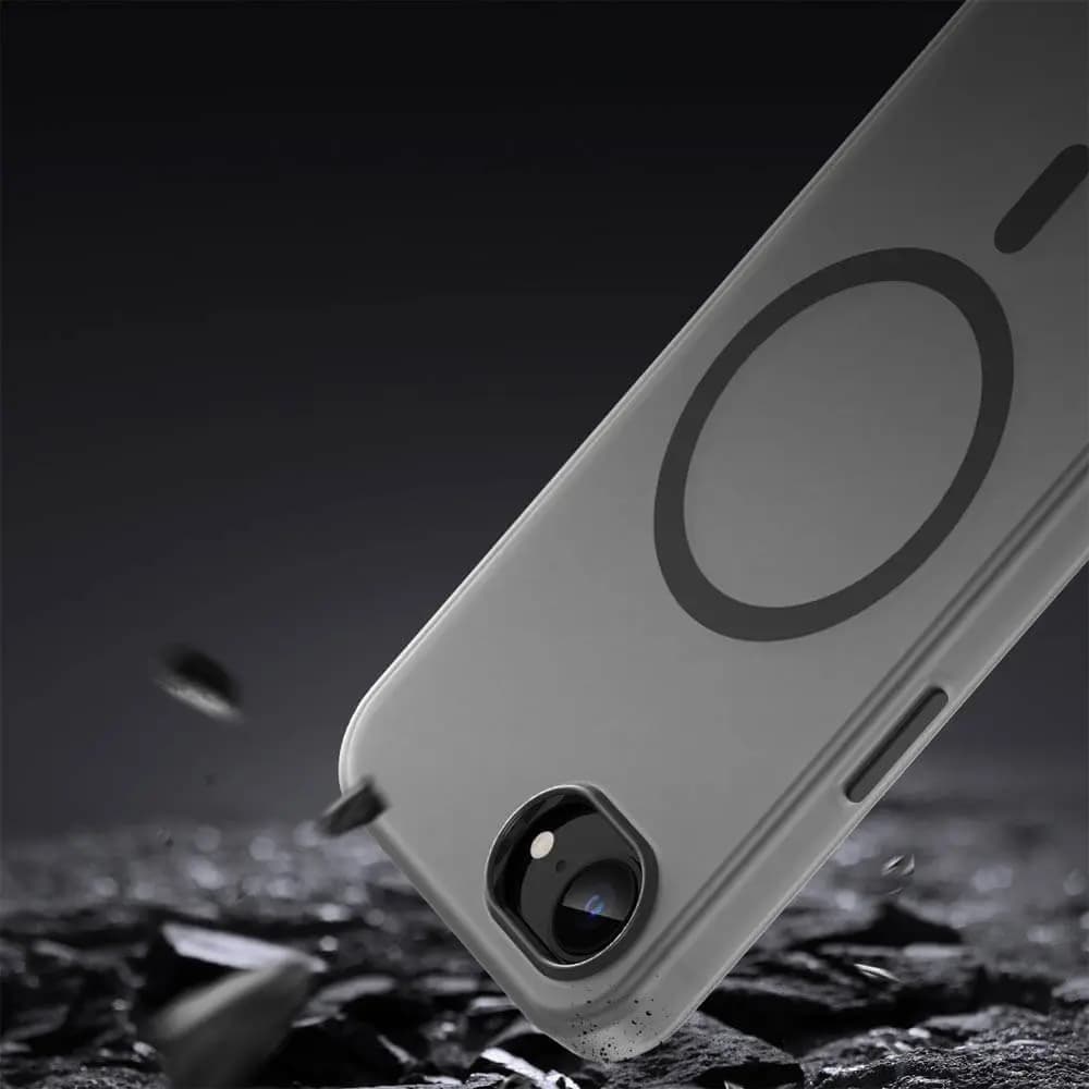 Coque MagSafe iPhone 16e / iPhone 17e bi-matière – PROTECT MF-006 Noir - Vue 24