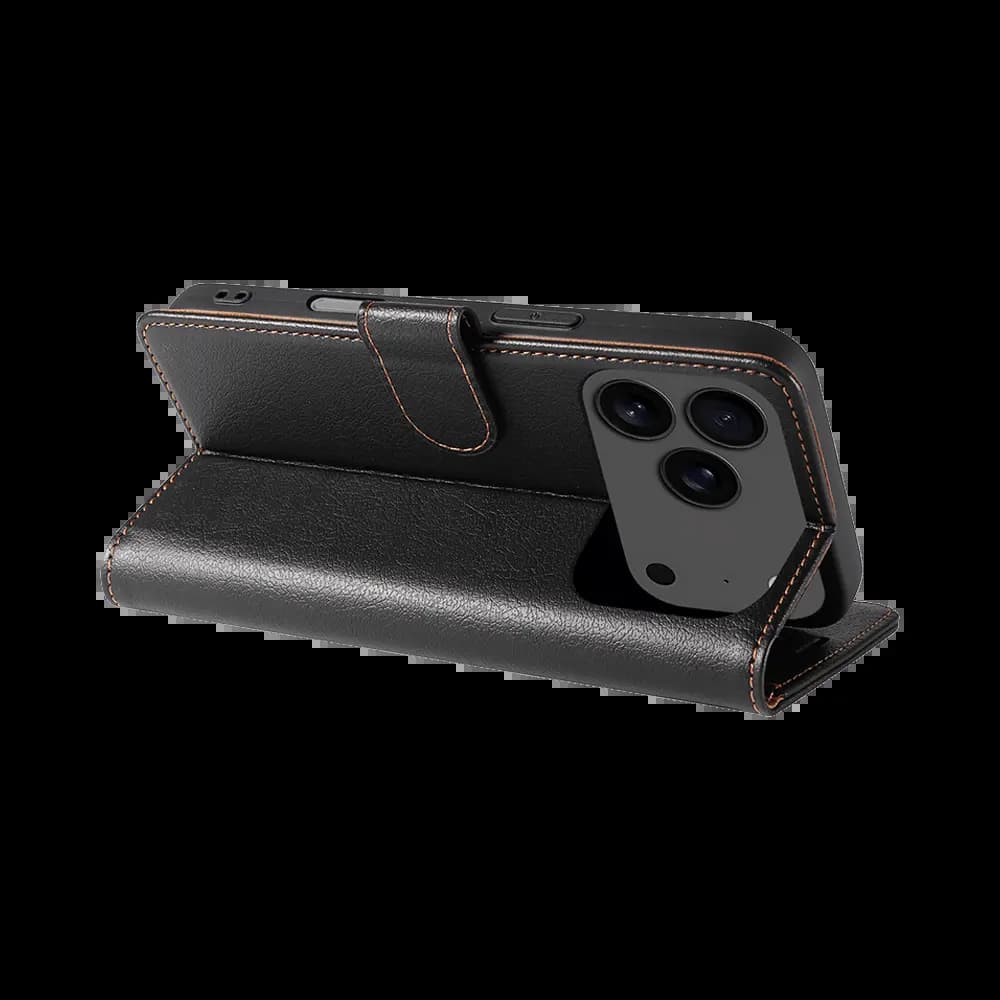 Housse folio anti-RFID iPhone 17 Pro – PROTECT IP011 Noir - Vue 5