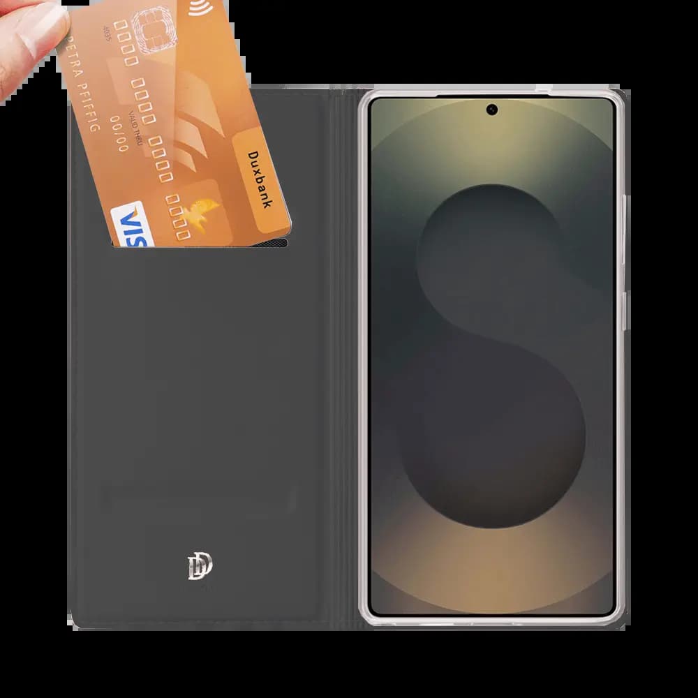 Housse folio Samsung Galaxy S26 Ultra porte-carte – Dux Ducis Skin Pro Bleu - Vue 4