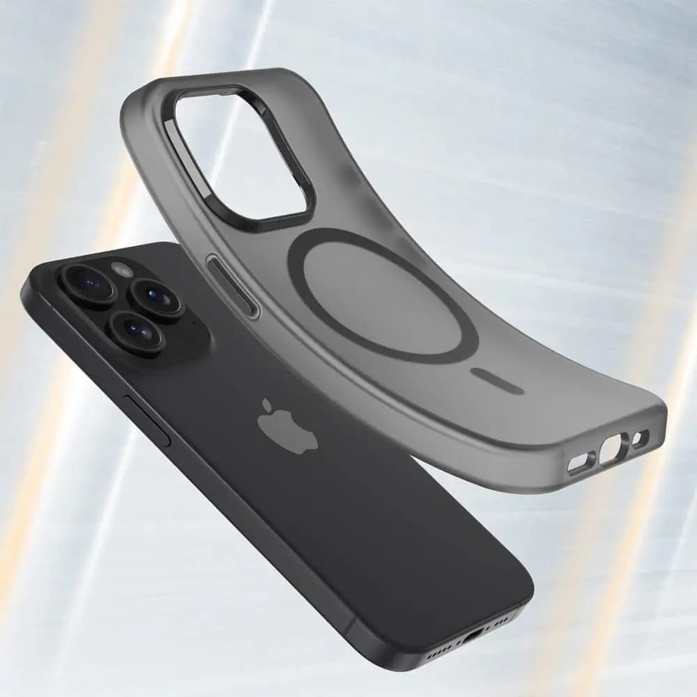 Coque MagSafe bi-matière – iPhone 16 Pro Max – PROTECT MF-006 Noir - Vue 4