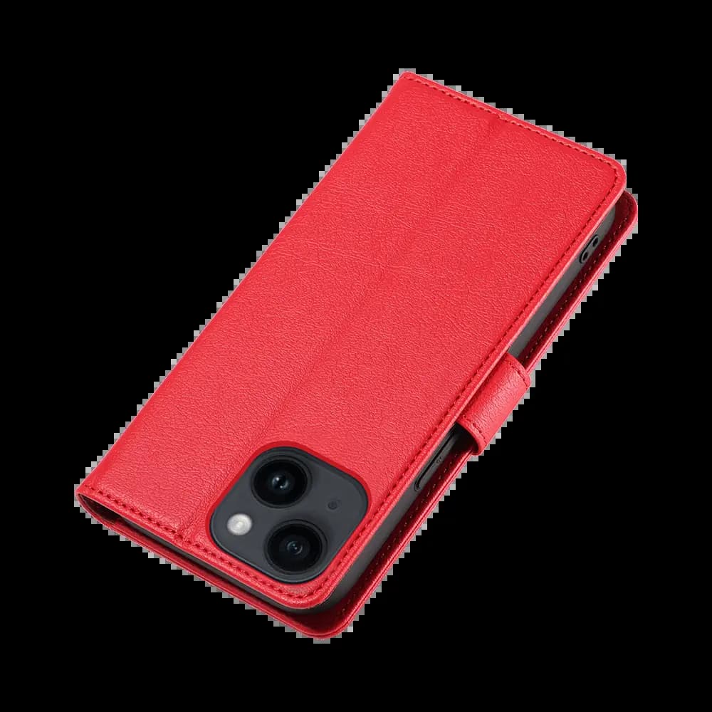 Housse folio anti-RFID iPhone 14 Plus – PROTECT IP011 Rouge - Vue 36