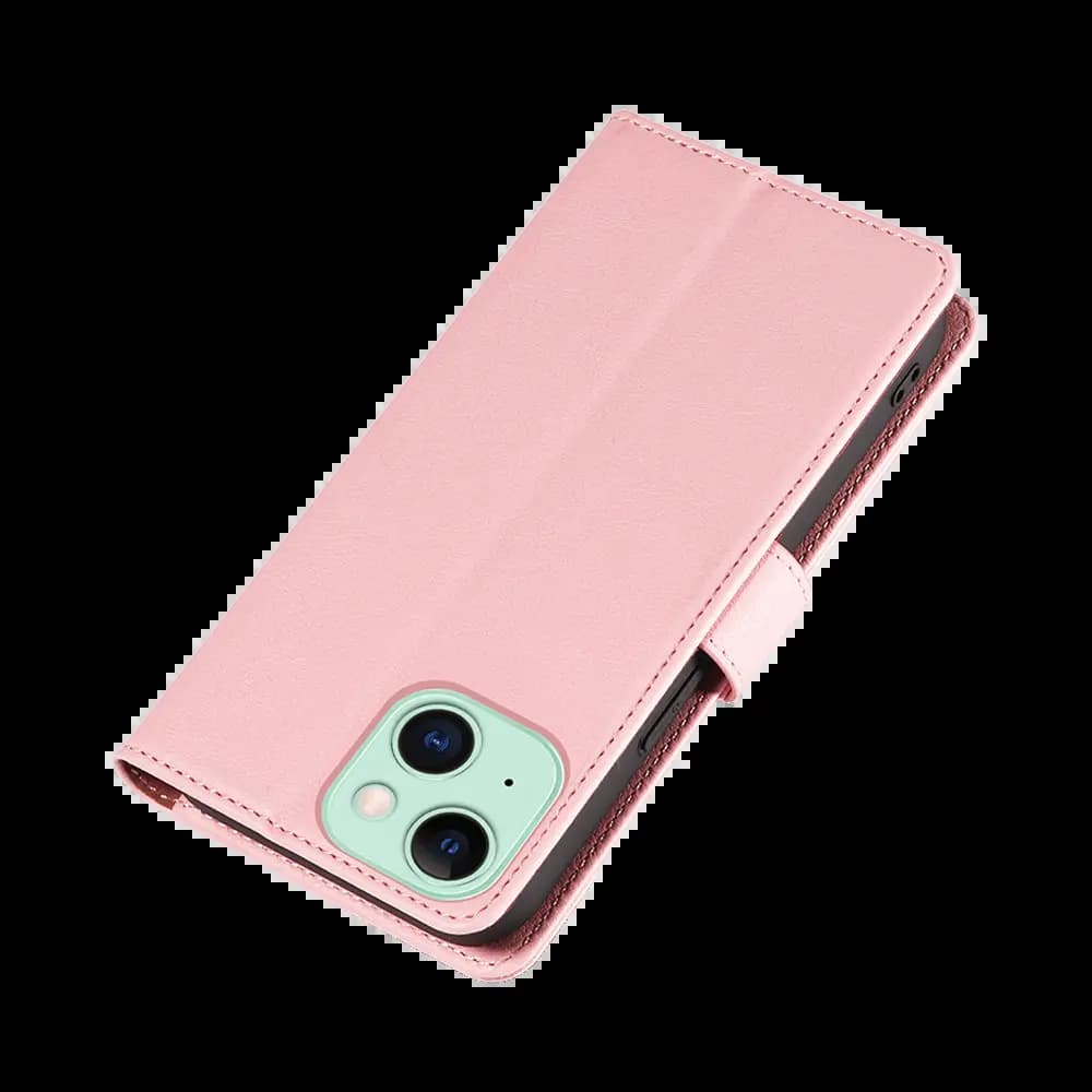 Housse folio anti-RFID iPhone 15 Plus – PROTECT IP011 Rose - Vue 36