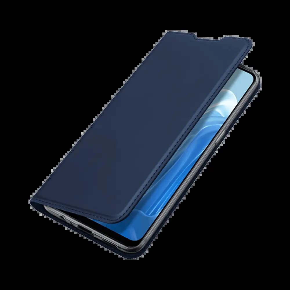 Housse folio OPPO Reno7 porte-carte – Dux Ducis Skin Pro Bleu - Vue 5