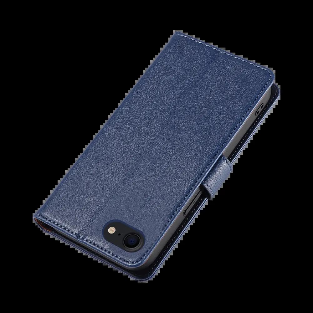 Housse folio anti-RFID iPhone 7 / 8 / SE – PROTECT IP011 Bleu Marine - Vue 36