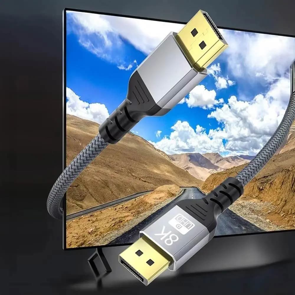 Câble DisplayPort 8K mâle vers mâle nylon tressé - 3m - Vue 30