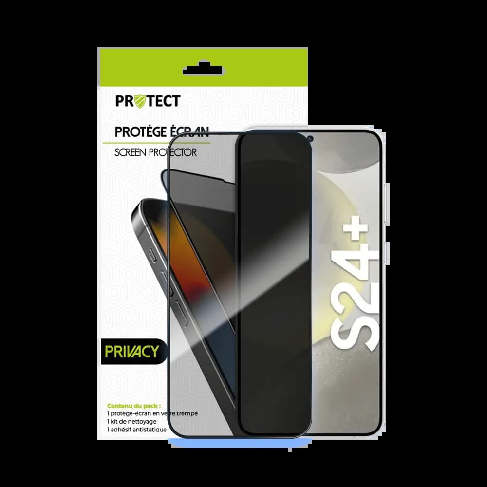 Verre trempé anti-espions 9H – Samsung Galaxy S24+ 5G – PROTECT Transparent - Vue 20