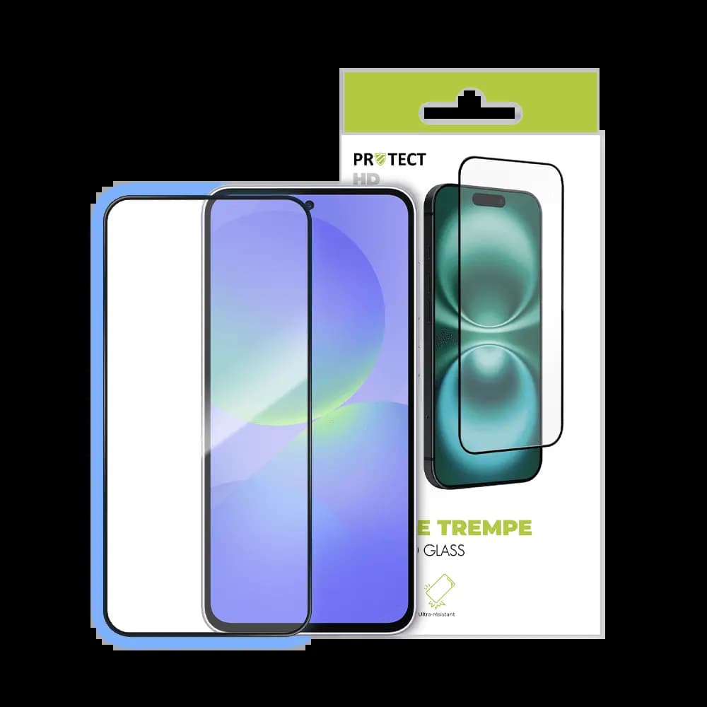 Verre trempé Samsung Galaxy A36 5G / A56 5G - protection écran 9H - PROTECT Transparent - Vue 24