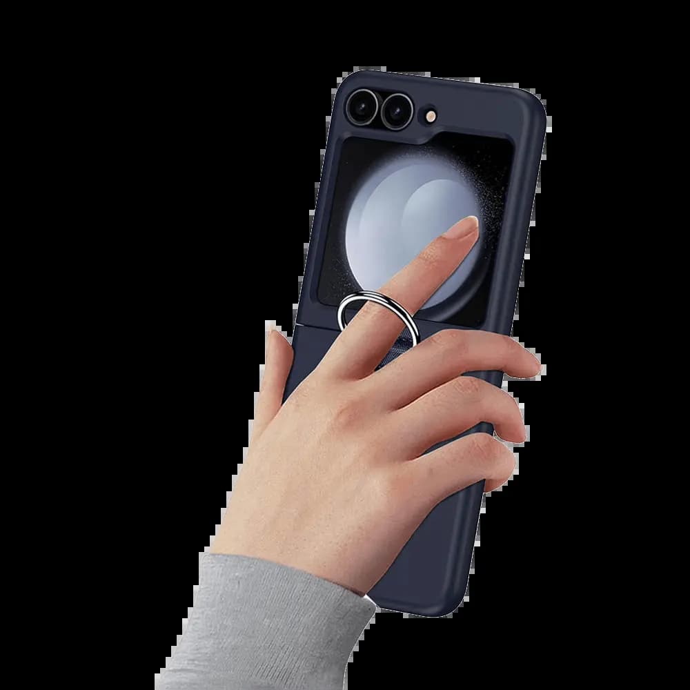 Coque de Protection avec Anneau Z-FL2 Samsung Galaxy Z Flip 6 5G Bleu - Vue 24