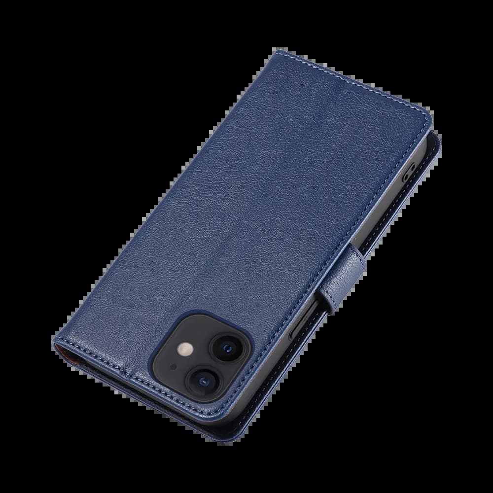Housse folio anti-RFID iPhone 12 mini – PROTECT IP011 Bleu Marine - Vue 36