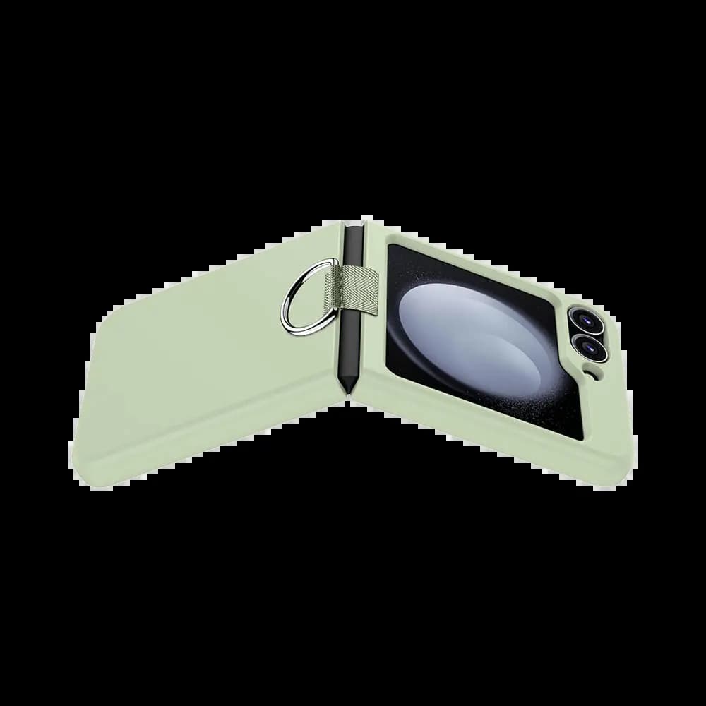 Coque de Protection avec Anneau Z-FL2 Samsung Galaxy Z Flip 6 5G Vert Clair - Vue 7