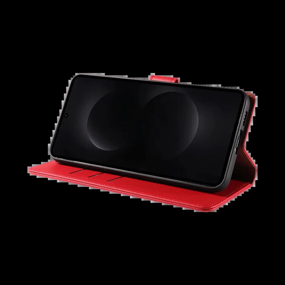 Housse folio anti-RFID Samsung Galaxy S26 Ultra – PROTECT IP011 Rouge - Vue 17