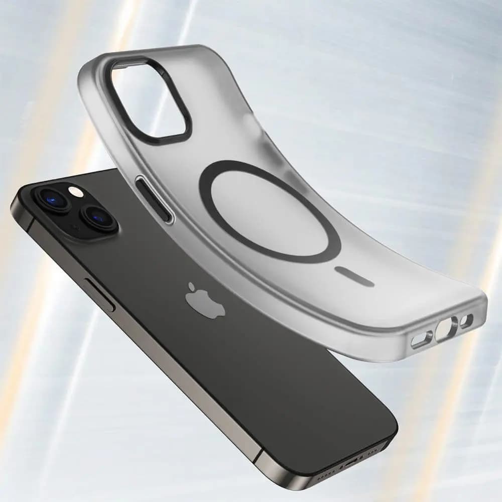Coque MagSafe bi-matière – iPhone 13 – PROTECT MF-006 Noir - Vue 4