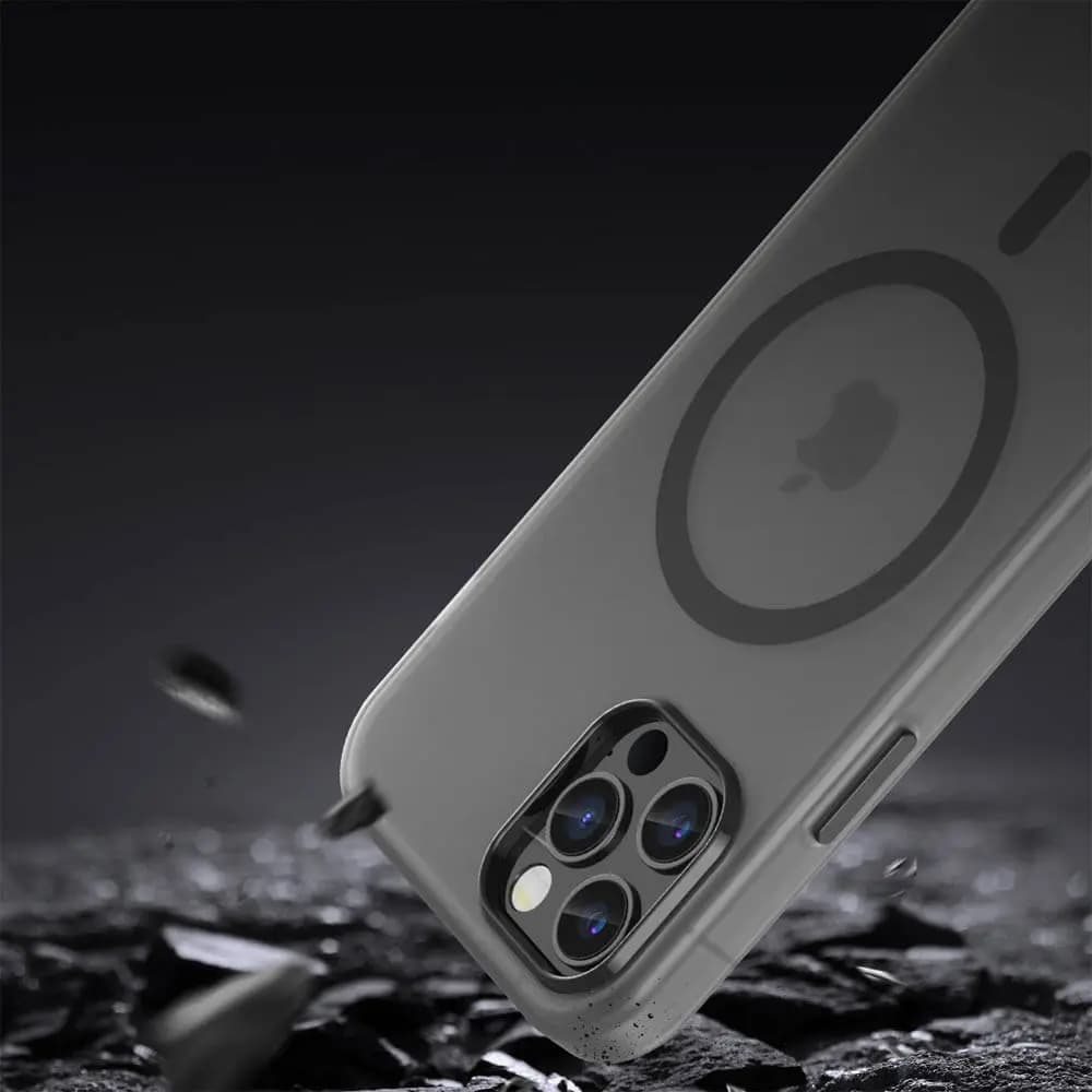 Coque MagSafe bi-matière – compatible iPhone 12 / 12 Pro – PROTECT MF-006 Noir - Vue 24