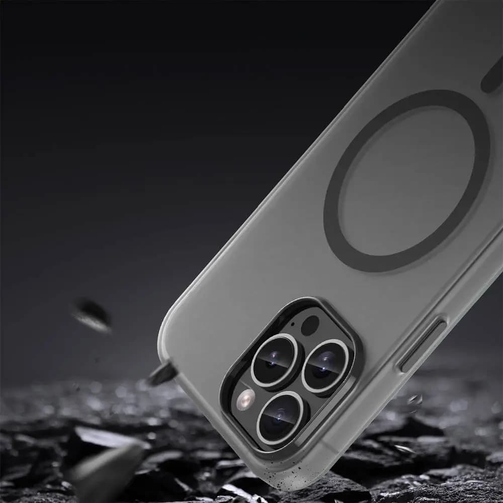 Coque MagSafe bi-matière – iPhone 13 Pro Max – PROTECT MF-006 Noir - Vue 24