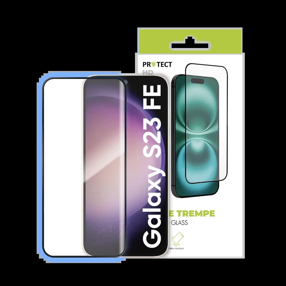 Verre trempé Samsung Galaxy S23 FE - protection écran 9H - PROTECT Transparent - Vue 24