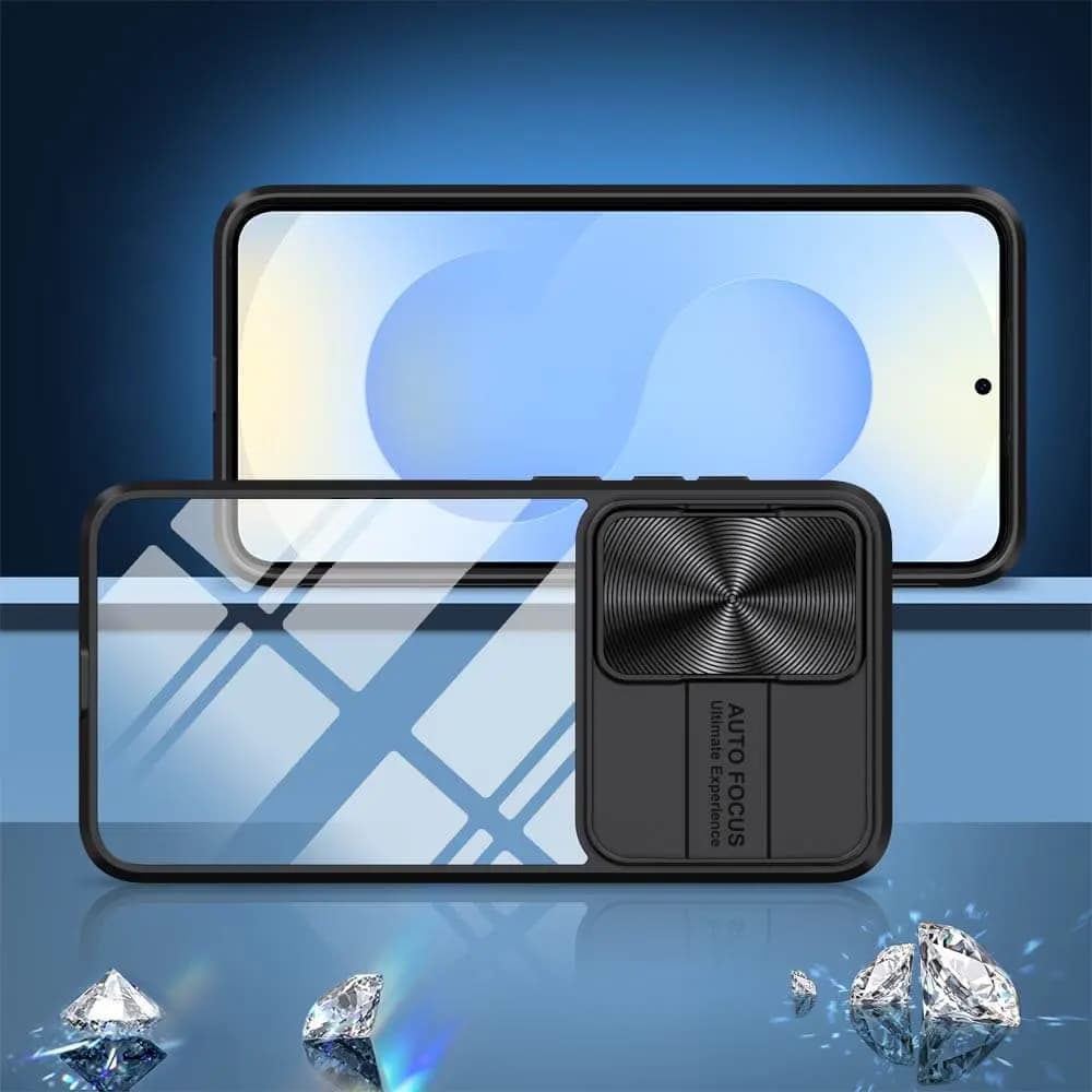 Coque avec cache caméra – Samsung Galaxy S25 – PROTECT IE027 Noir - Vue 3