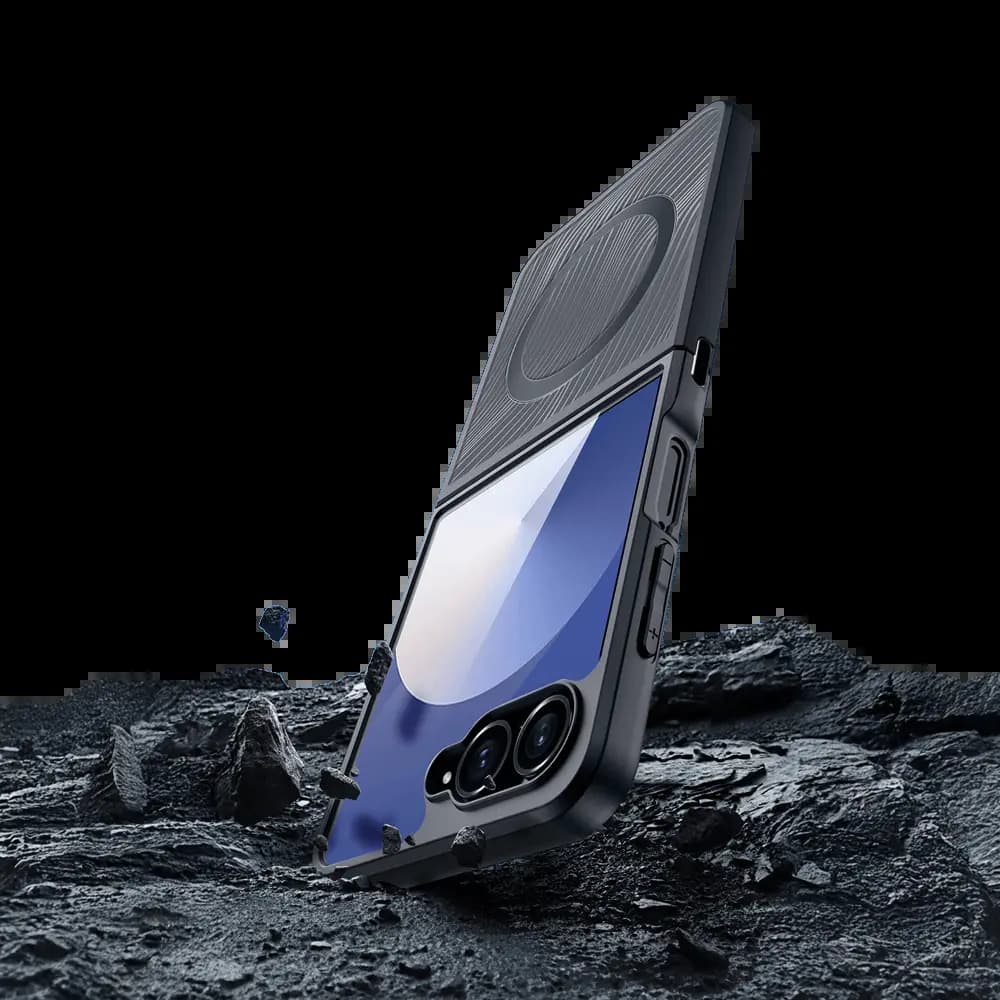 Coque MagSafe anti-chocs – Samsung Galaxy Z Flip 7 5G – Dux Ducis Aimo Mag Noir - Vue 24