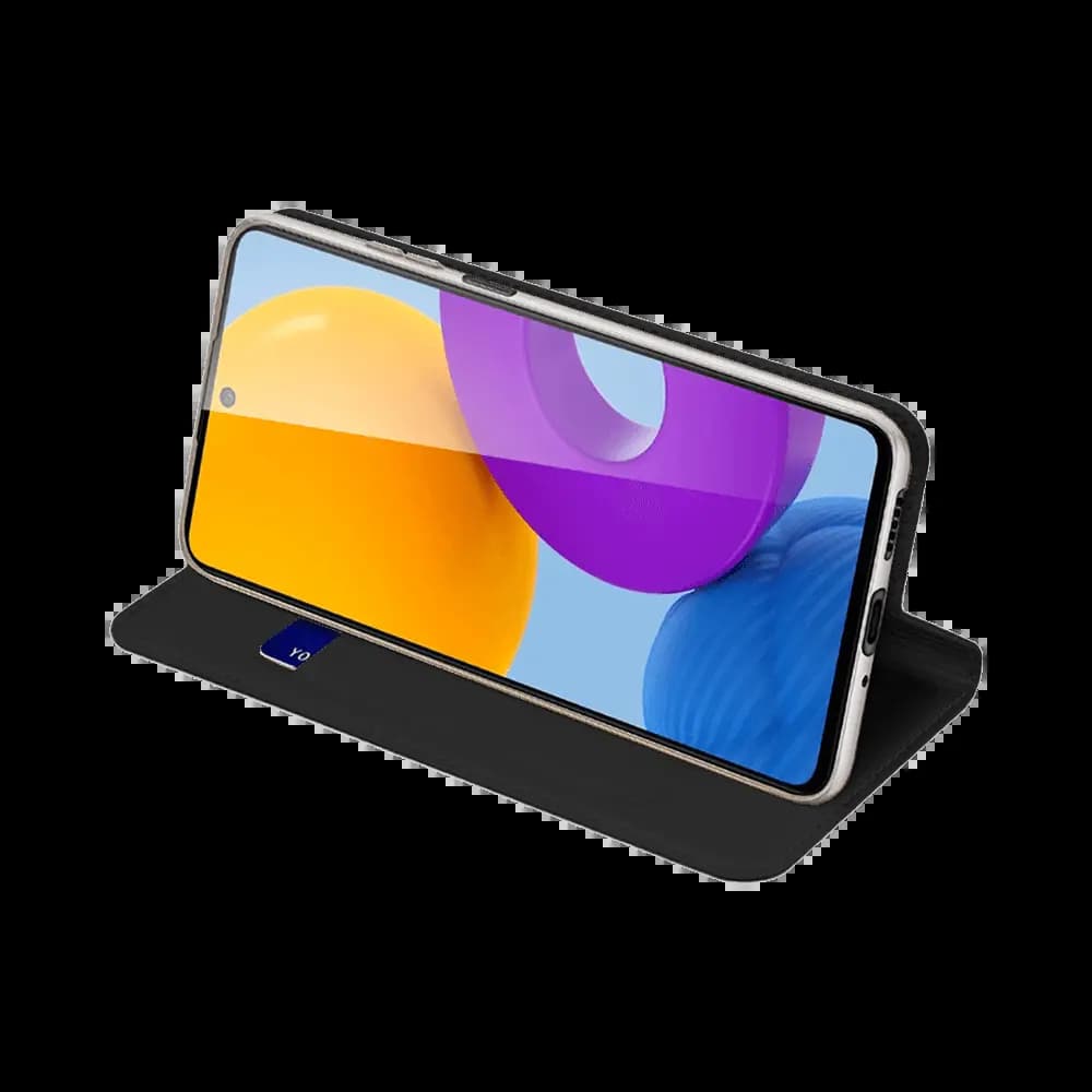 Housse folio Samsung Galaxy M52 porte-carte – Dux Ducis Skin Pro Noir - Vue 5