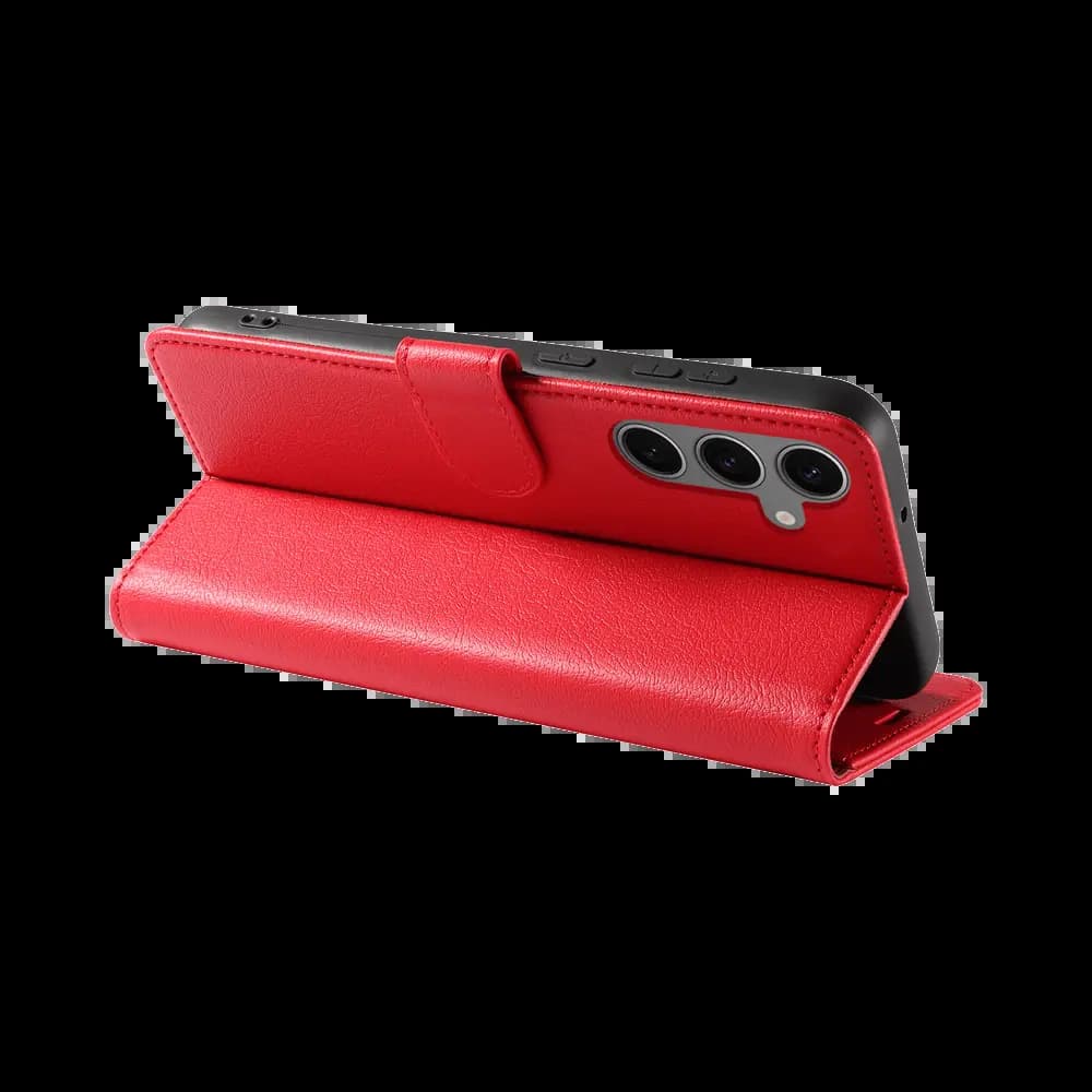 Housse folio anti-RFID Samsung Galaxy S25 FE – PROTECT IP011 Rouge - Vue 5