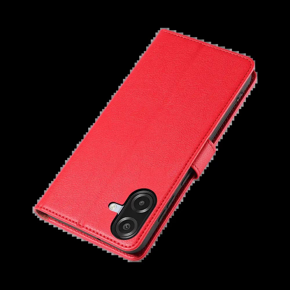 Housse folio anti-RFID Samsung Galaxy A07 4G – PROTECT IP011 Rouge - Vue 48