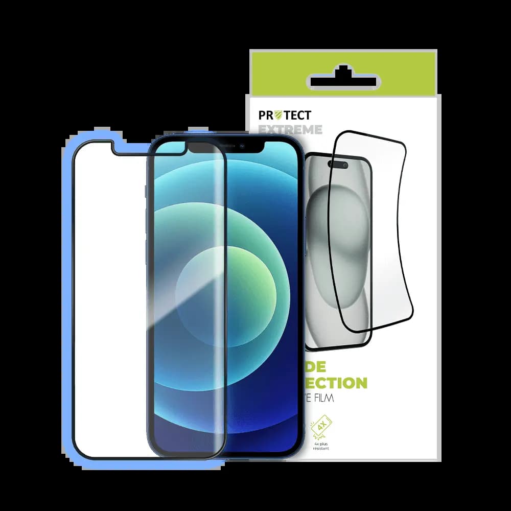 Film de protection extrême 7H – Apple iPhone 12 mini – PROTECT Transparent - Vue 30