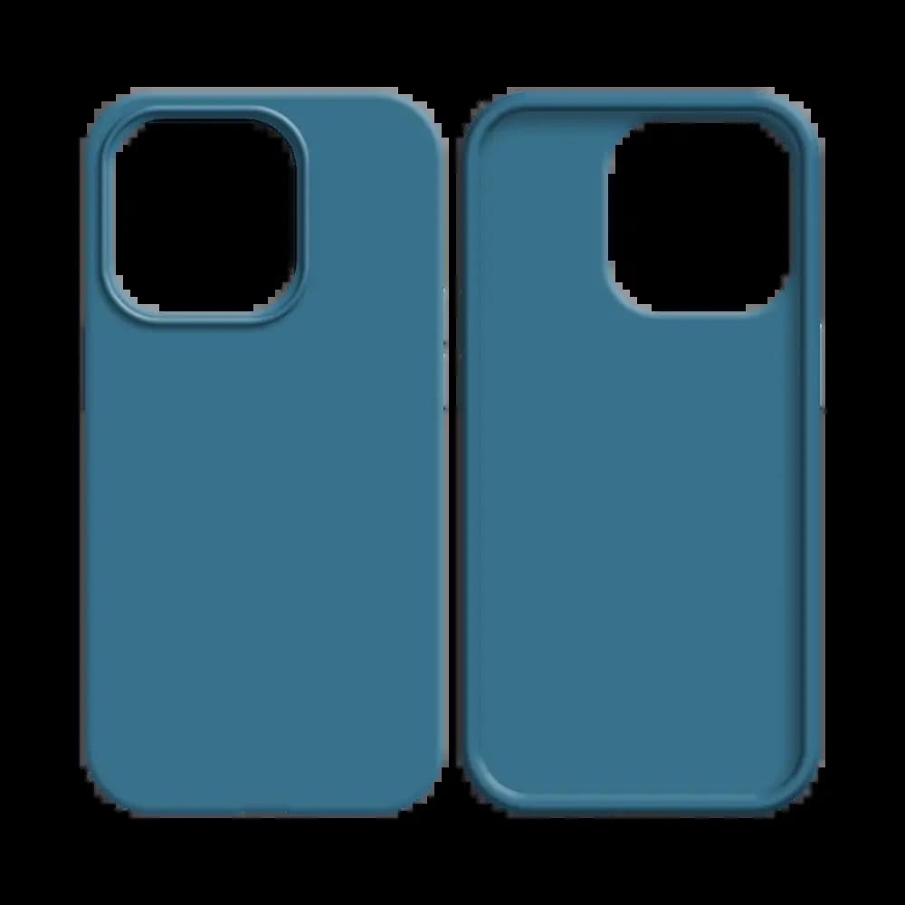 Coque silicone iPhone 13 - Bleu Clair - Vue 12