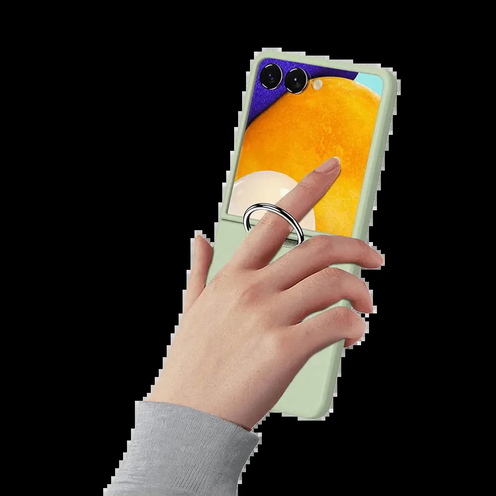 Coque de Protection avec Anneau Z-FL2 Samsung Galaxy Z Flip 7 5G  Vert Clair - Vue 3