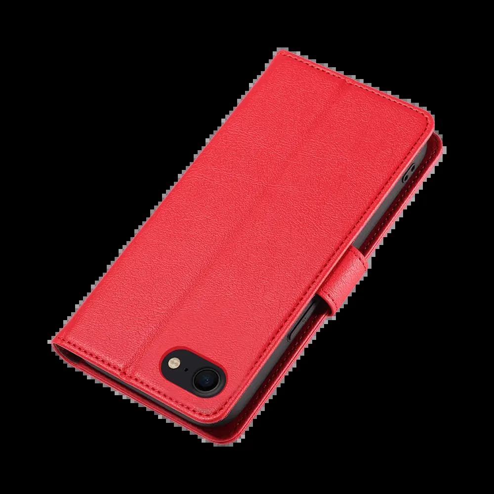 Housse folio anti-RFID iPhone 7 / 8 / SE – PROTECT IP011 Rouge - Vue 36