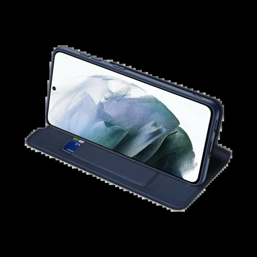 Housse folio Samsung Galaxy S21 FE porte-carte – Dux Ducis Skin Pro Noir - Vue 7
