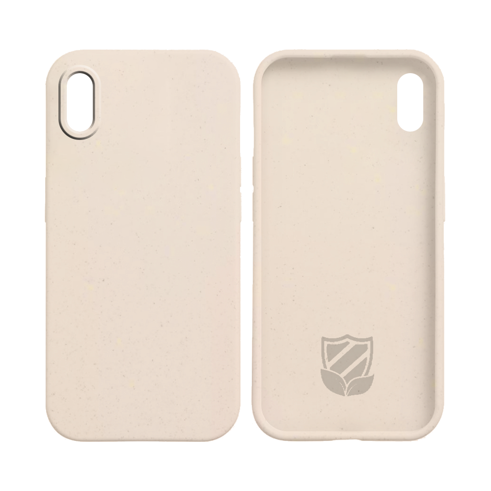 Coque bio iPhone X / XS - PROTECT Rose - Vue 3