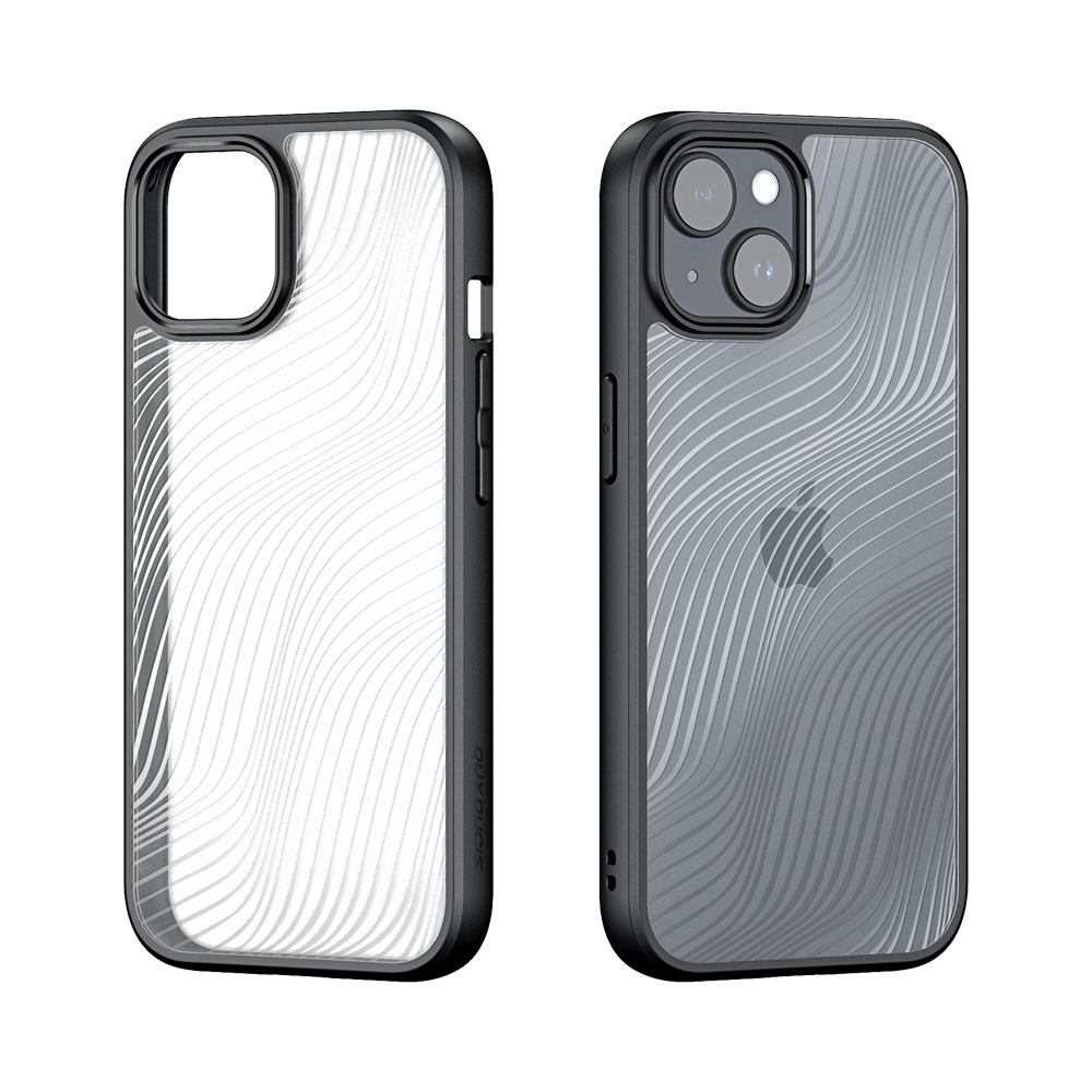 Coque anti-chocs finition mate – iPhone 15 – Dux Ducis Aimo Noir - Vue 3