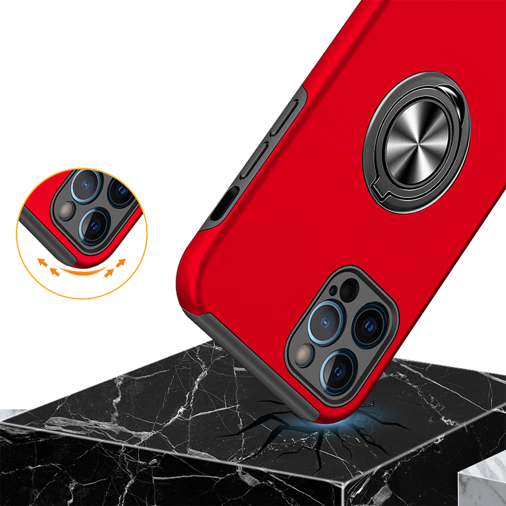 Coque de Protection PROTECT IE013 pour Apple iPhone 12 Pro Rouge - Vue 5