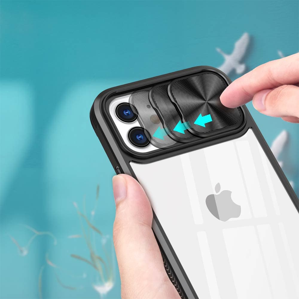 Coque avec cache caméra iPhone 11 – PROTECT IE027 Noir - Vue 36