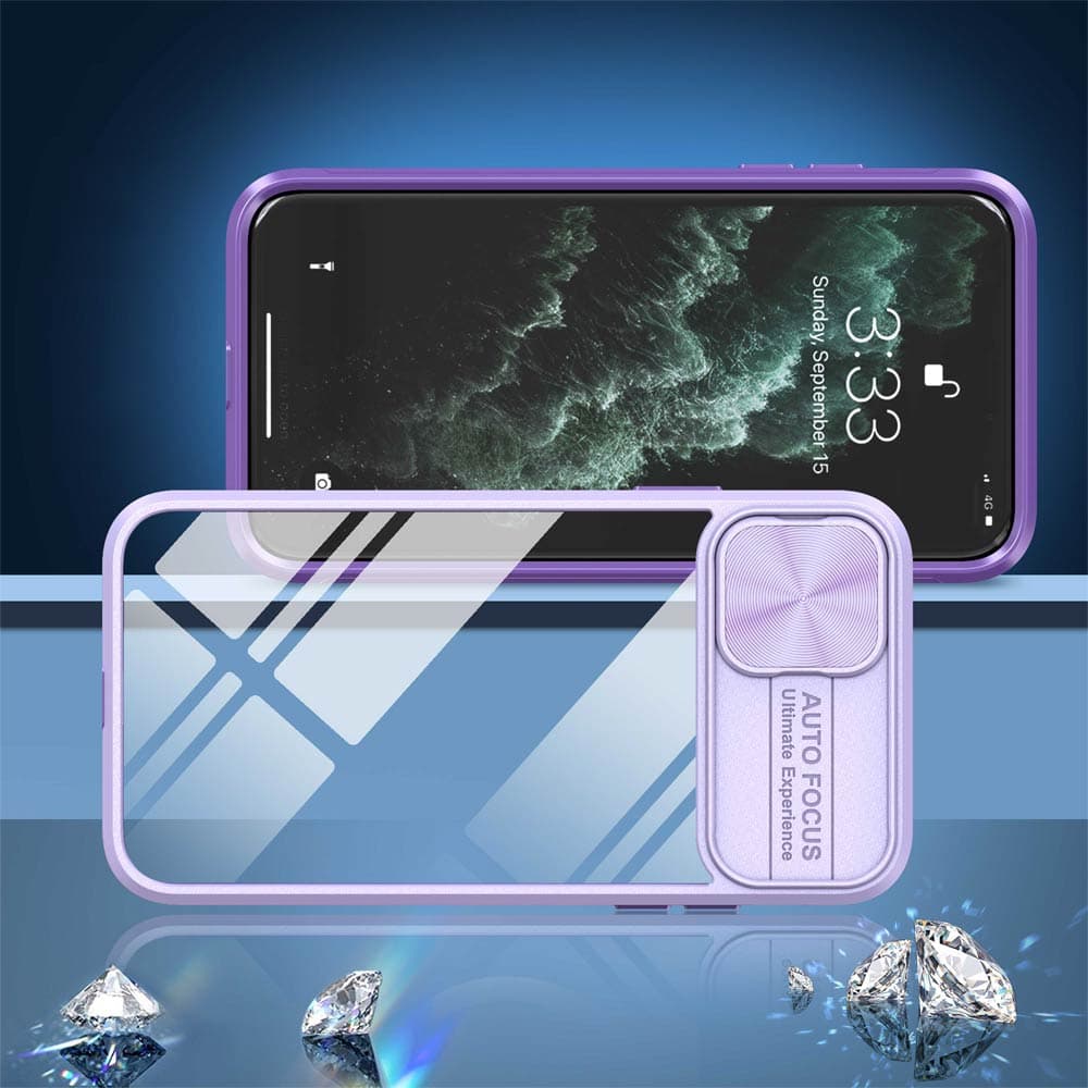 Coque avec cache caméra – iPhone 11 Pro Max – PROTECT IE027 Violet - Vue 4