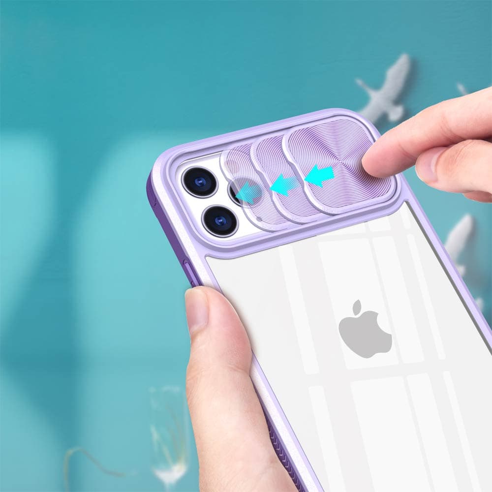 Coque avec cache caméra – iPhone 11 Pro Max – PROTECT IE027 Violet - Vue 27