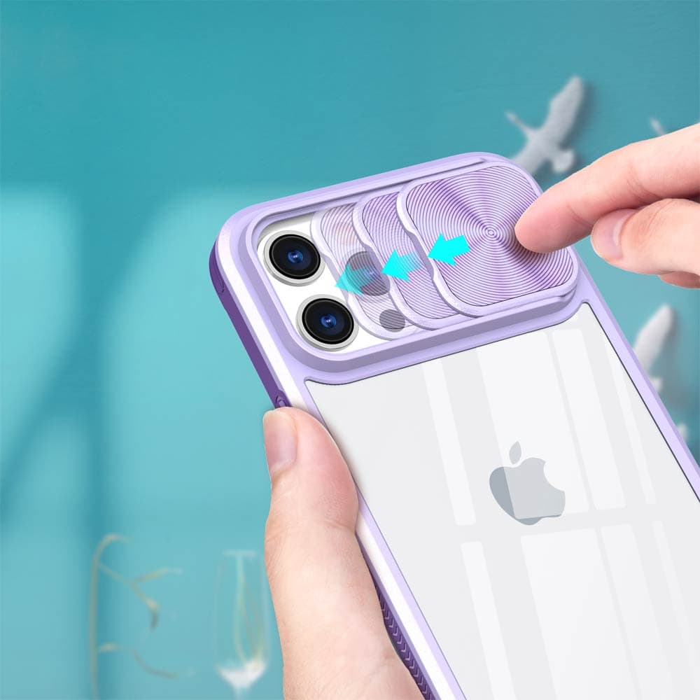 Coque avec cache caméra – iPhone 12 Pro Max – PROTECT IE027 Violet - Vue 27