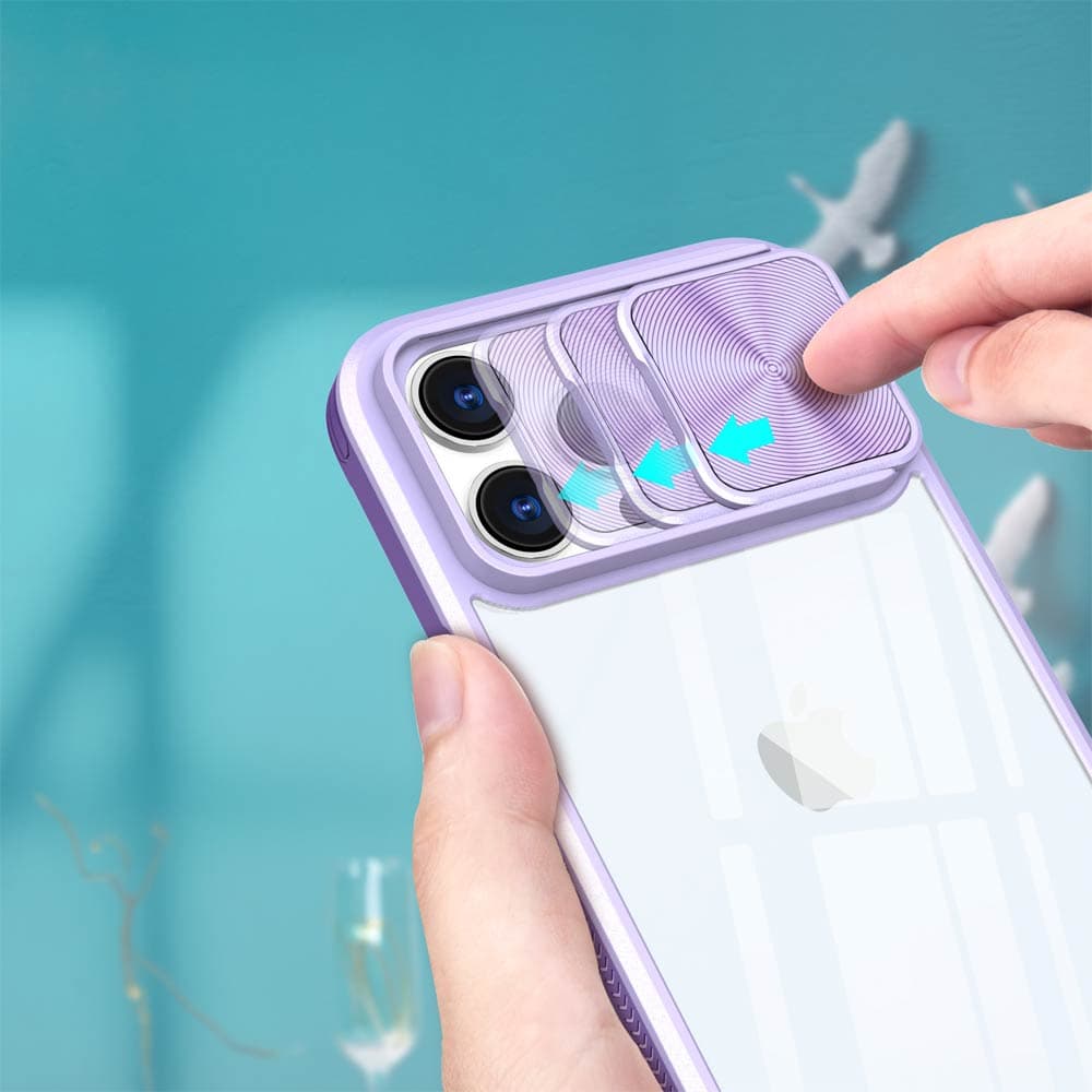 Coque avec cache caméra – iPhone 13 Pro – PROTECT IE027 Violet - Vue 27