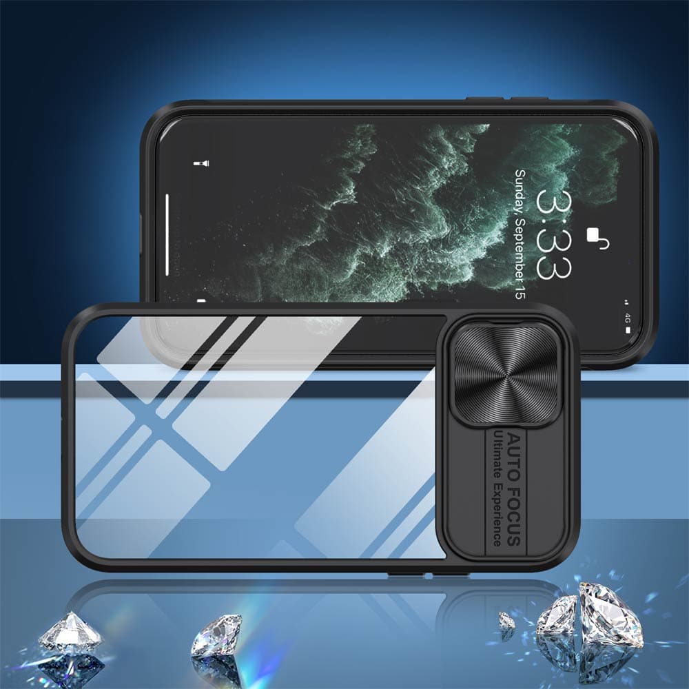 Coque avec cache caméra – iPhone XR – PROTECT IE027 Noir - Vue 4