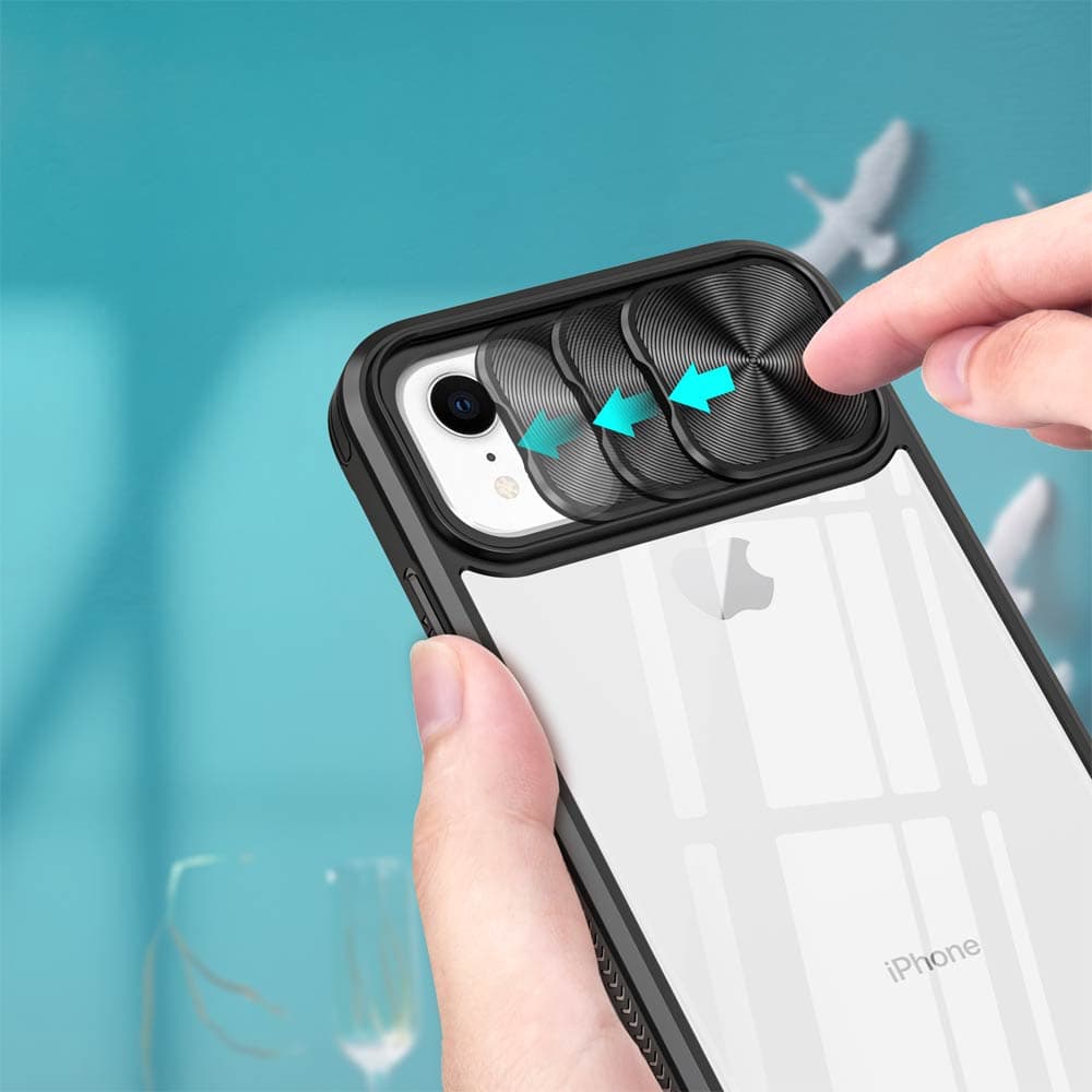 Coque avec cache caméra – iPhone XR – PROTECT IE027 Noir - Vue 27