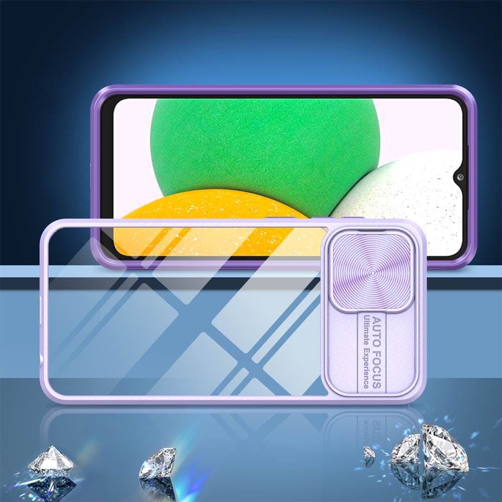 Coque avec cache caméra – Samsung Galaxy A03 Core – PROTECT IE027 Violet   - Vue 4