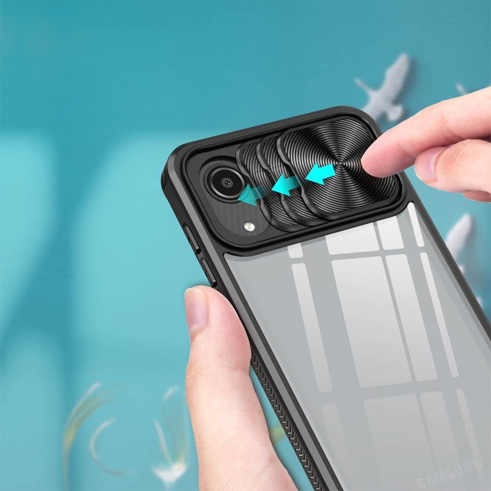 Coque avec cache caméra – Samsung Galaxy A03 Core – PROTECT IE027 Noir - Vue 27