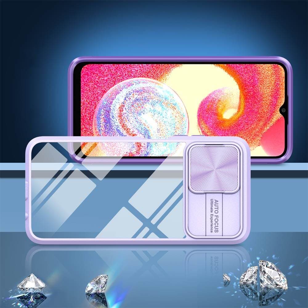 Coque avec cache caméra – Samsung Galaxy A04e – PROTECT IE027 Violet - Vue 4