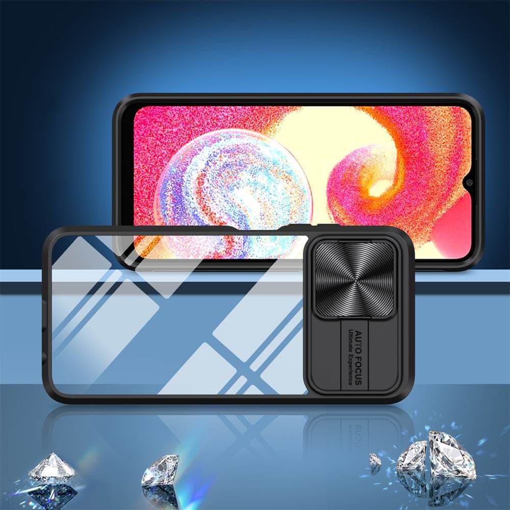 Coque avec cache caméra – Samsung Galaxy A04e – PROTECT IE027 Noir - Vue 4