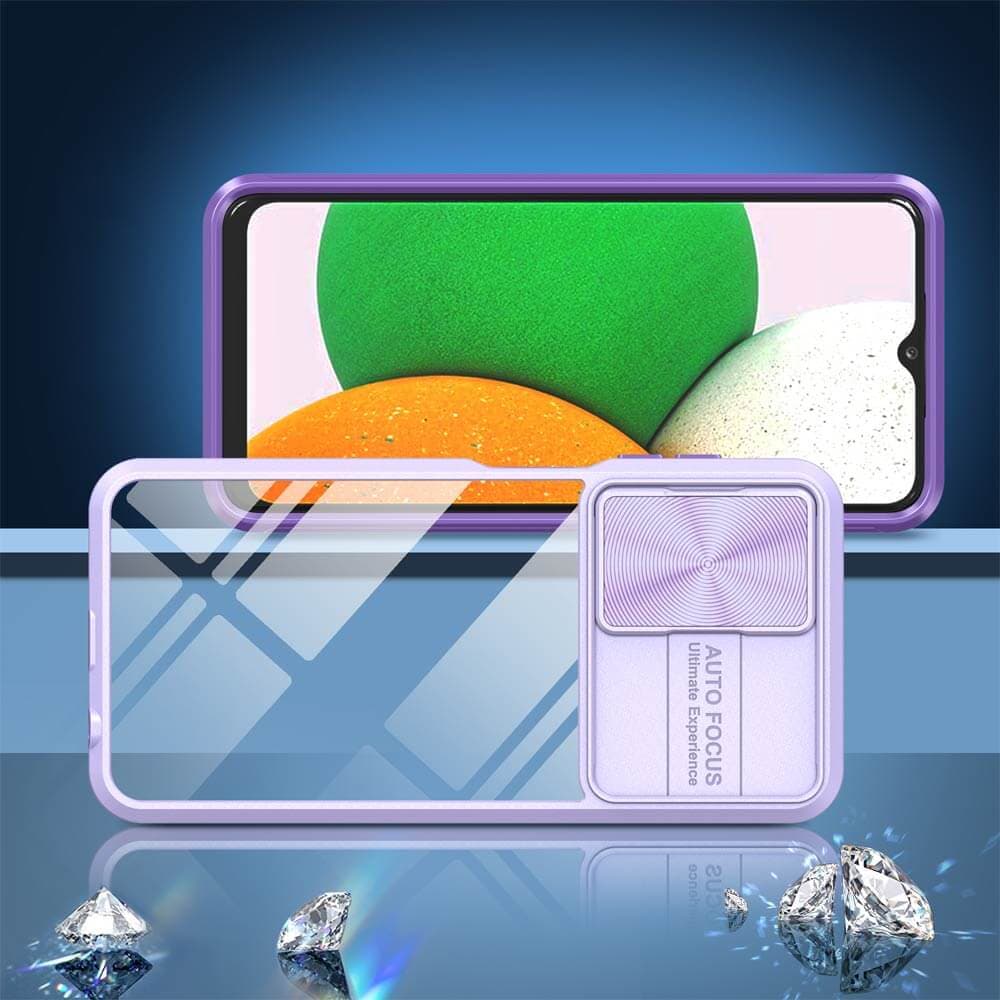 Coque avec cache caméra – Samsung Galaxy A13 / M13 / A04s – PROTECT IE027 Violet - Vue 4