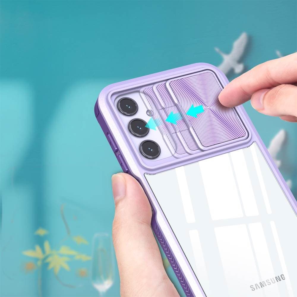 Coque avec cache caméra – Samsung Galaxy A14 – PROTECT IE027 Violet - Vue 27