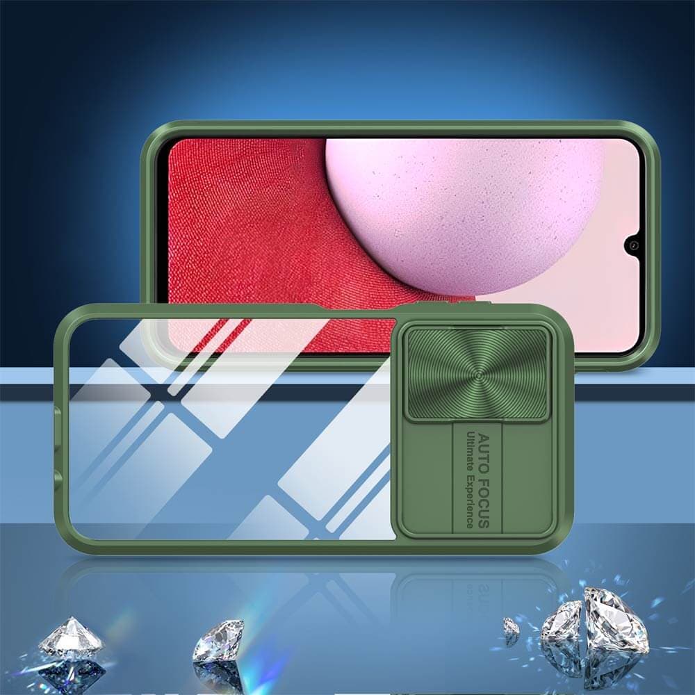 Coque avec cache caméra – Samsung Galaxy A14 – PROTECT IE027 Vert Foncé   - Vue 4