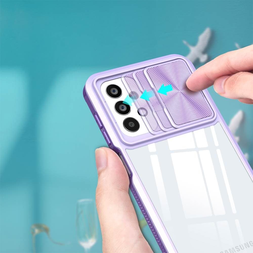 Coque avec cache caméra – Samsung Galaxy A23 4G– PROTECT IE027 Violet - Vue 27