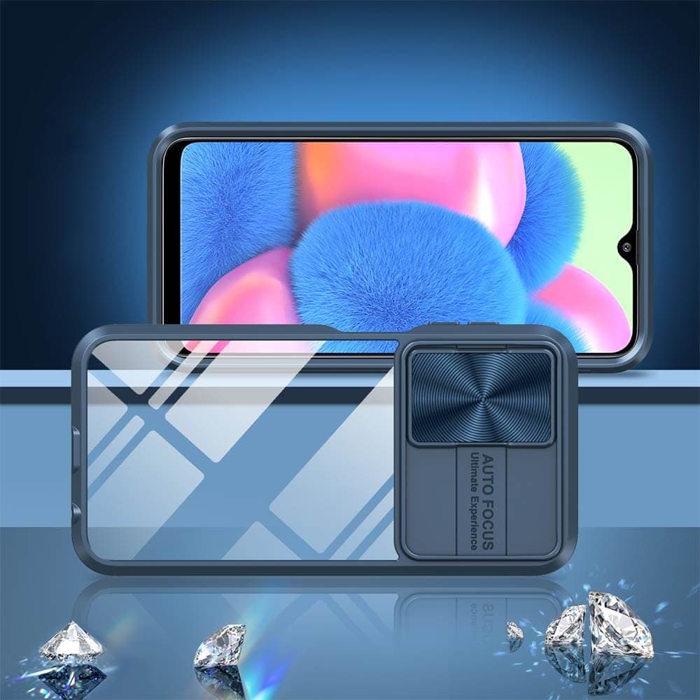 Coque avec cache caméra – Samsung Galaxy  A24 4G – PROTECT IE027 Bleu Marine - Vue 4