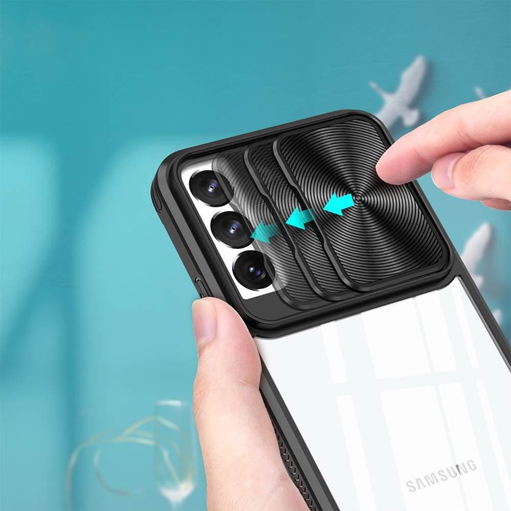 Coque avec cache caméra – Samsung Galaxy S22 – PROTECT IE027 Noir - Vue 27