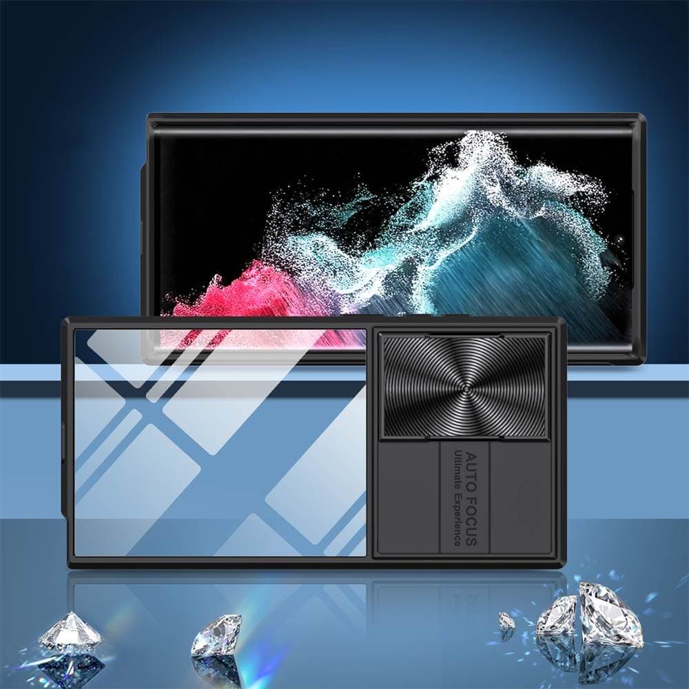 Coque avec cache caméra – Samsung Galaxy S22 Ultra – PROTECT IE027 Noir - Vue 4